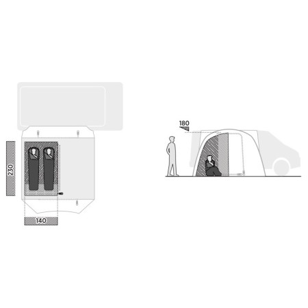 Innenzelt Easy Camp Inner Reine