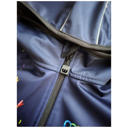 Kinder-Softshell-Jacke WAMU Dark Purple