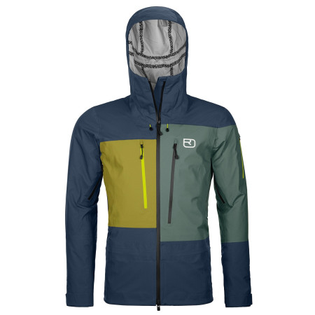 Herrenjacke Ortovox 3L Deep Shell Jacket M blau deep ocean