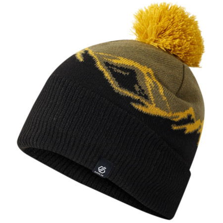 Kindermütze Dare 2b Fernie Bobble Hat schwarz/gelb Martini olive/Black