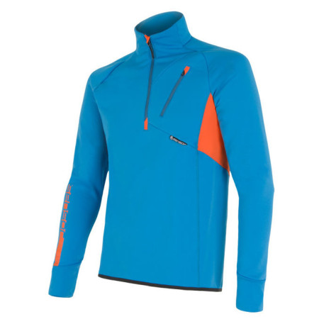Herren-Sweatshirt Sensor Technostretch krátký zip blau Blue