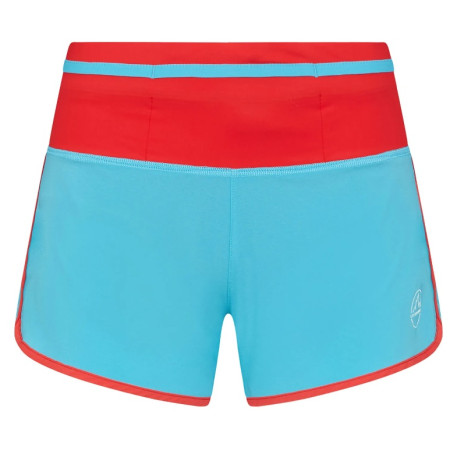 Damenshorts La Sportiva Vector Short W rosa/blau Hibiscus/Malibu Blue