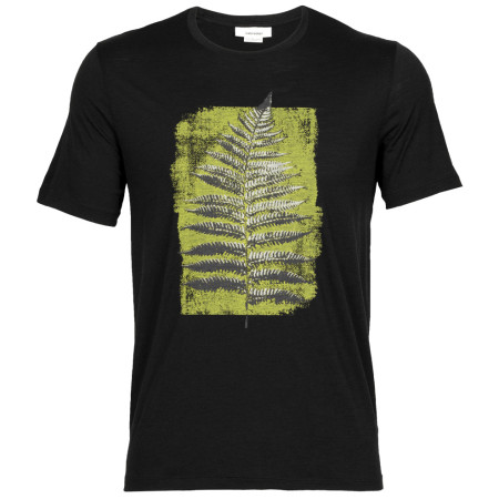 Herren-T-Shirt Icebreaker Tech Lite II SS Tee Fern Imprint schwarz black
