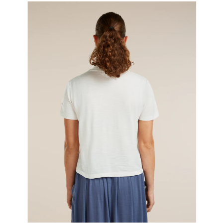 Damen-T-Shirt Icebreaker Merino 150 Tech Lite SS Crop Tee NZ Flora