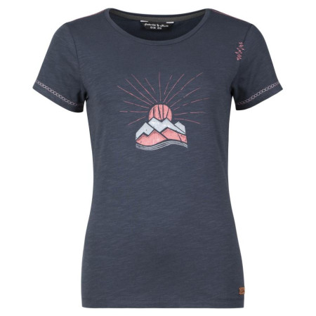 Damen-T-Shirt Chillaz Gandia Mountain Watercolor dunkelblau dark blue