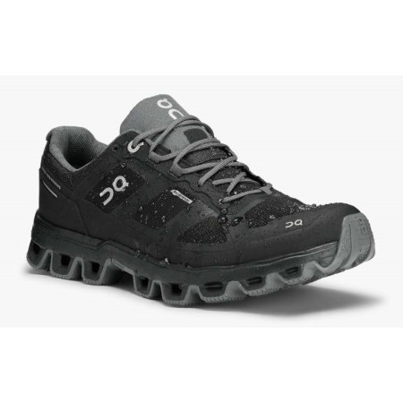 Damen Laufschuhe On Running Cloudventure Waterproof 2 schwarz/grau Black/Graphit