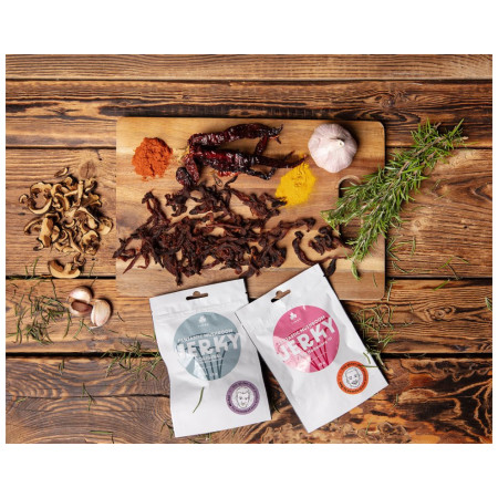 Pilz-Trockenfleisch Timba Mushroom Jerky - Sweet chilli Chipotle