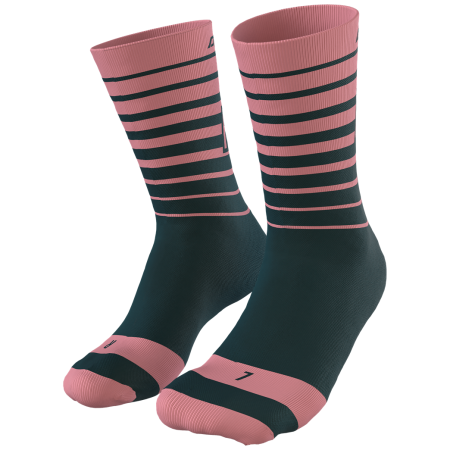 Fahrradsocken Dynafit Live To Ride Socks beige mokarosa/3010