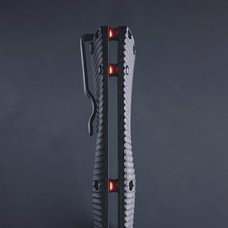 Klappmesser Acta non verba A400-BB, DLC, SL, ALOCK,G10 Black