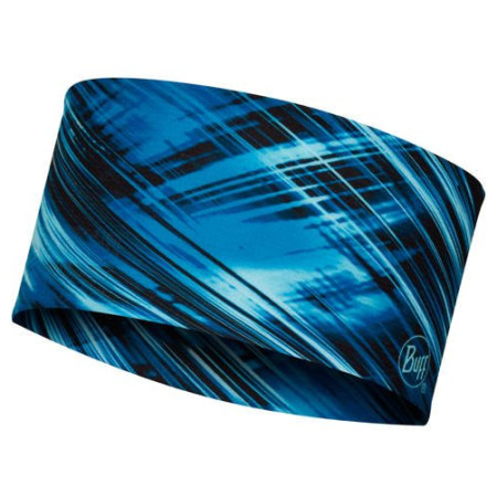 Stirnband Buff Coolnet UV+ Headband schwarz/blau Edur Blue