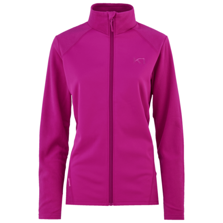 Damen-Sweatshirt Kari Traa Kari F/Z Fleece rosa Fucha