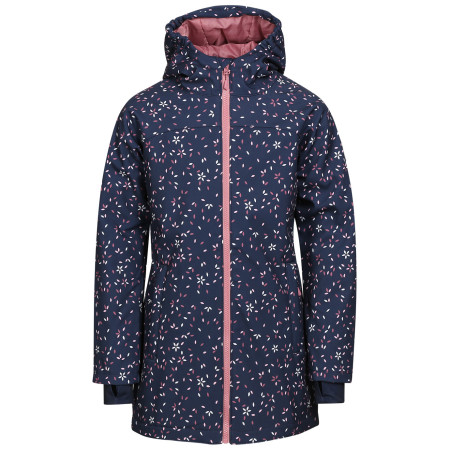 Kindermantel Alpine Pro Ilemo blau/rosa