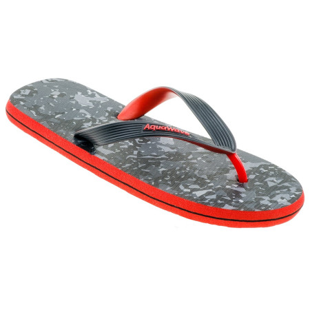 Herren Flip-Flops Aquawave Roboor rot PoppyRedJeanPrint