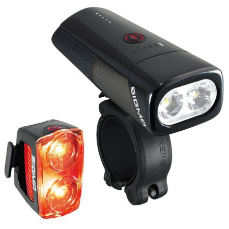 Lichtset Sigma Buster 1100 + Buster RL 150 schwarz black