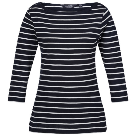 Damen-T-Shirt Regatta Bayletta Tee blau/weiß Navy/White