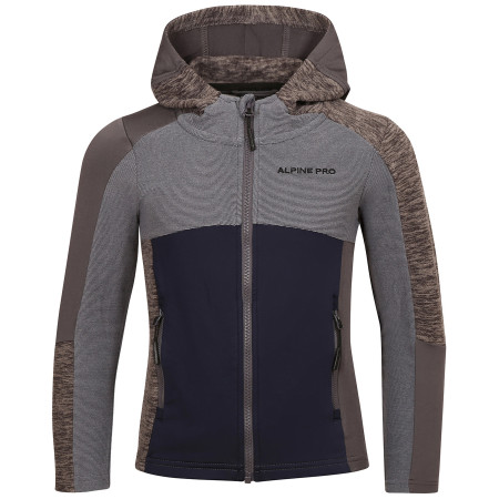 Kinder-Sweatshirt Alpine Pro Groto grau/braun SMOKED PEARL