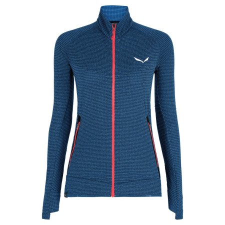 Damen-Sweatshirt Salewa Pedroc Pl R W Fz. dunkelblau Navy Blazer Melange/6080