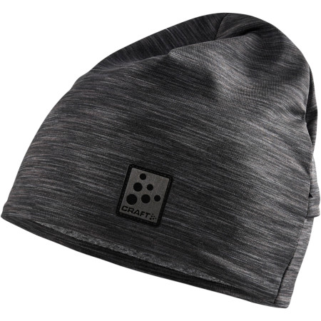 Mütze Craft Adv Microfleece Ponytail schwarz/grau Blackmelange