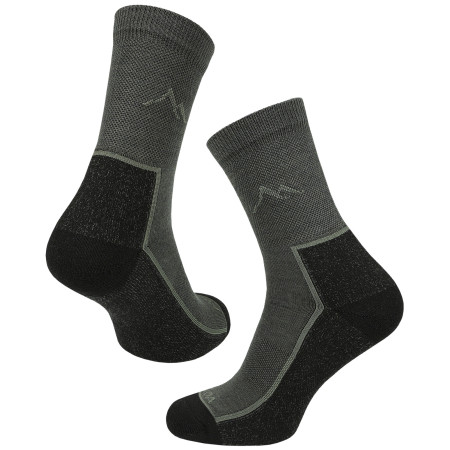 Socken MOOA Merino Mountain grün Green