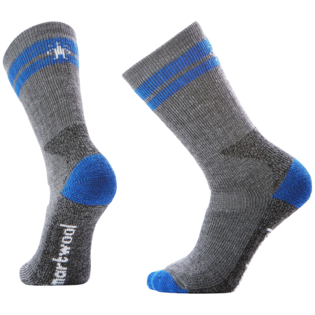 Socken Smartwool Mountaineer Maximum Cushion Tall Crew blau/grau MEDIUM GRAY