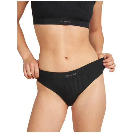 Damen-Funktionsslips Icebreaker W Mer Rib Lotus Hipster