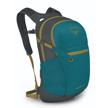 Rucksack Osprey Daylite Plus 2023 grün/grau deep peyto green/tunnel vision