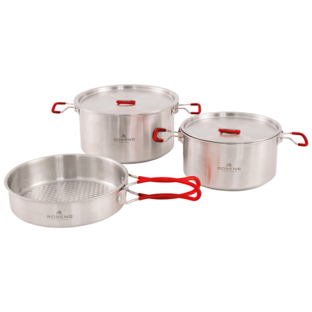 Topfset Robens Sierra Steel Cook Set L silber Silver