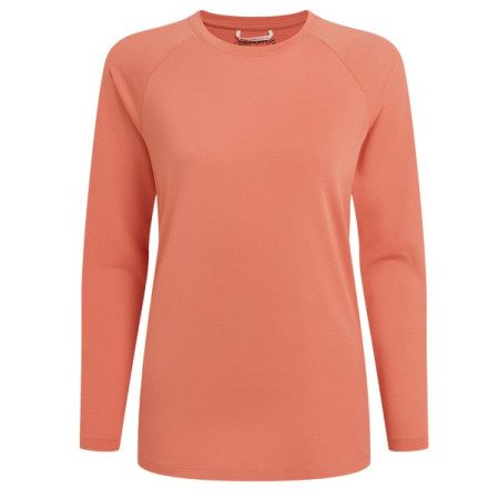 Damen-T-Shirt Craghoppers NosiLife Nour LS T-Shirt orange SpcedApricot