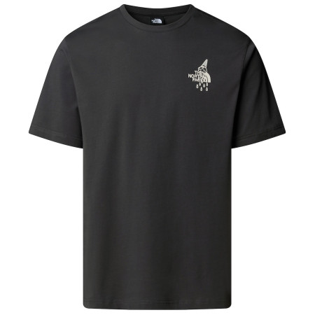Herren T-Shirt The North Face U Powder Days Relaxed S/S Tee-Graphic dunkelgrau Asphalt Grey