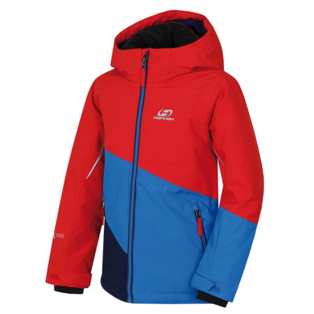 Kinder Winterjacke Hannah Kigali Jr rot MoltenLava/DirectoireBlue