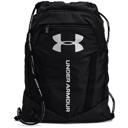 Rucksack Under Armour Undeniable Sackpack schwarz Black / Black / Metallic Silver