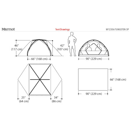 Zelt Marmot Tungsten 3P