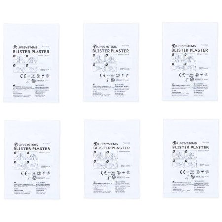 Selbstklebende Pflaster Lifesystems Blister Plasters 6 Pack