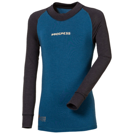 Kinder-Funktionsshirt Progress DT CC NDRD 26DG blau/schwarz Anthracite/Petrol