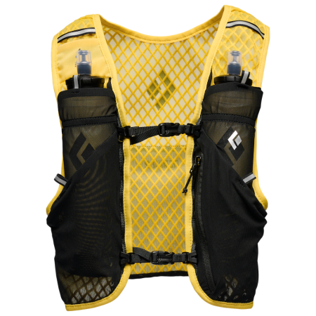 Laufweste Black Diamond Distance 2 Hydration Vest gelb/schwarz Soft Ochre