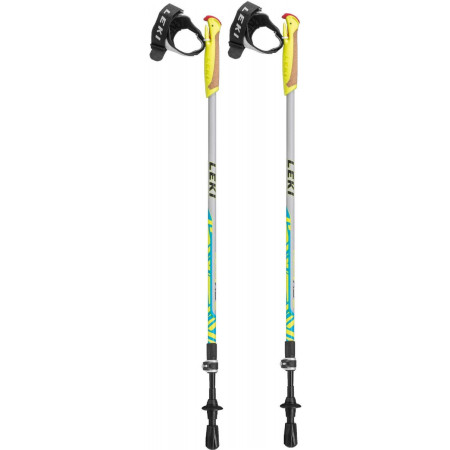 Kinder Nordic-Walking Stöcke Leki Walker XS grau/blau