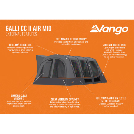 Vorzelt Vango Galli CC II Air Mid 2024