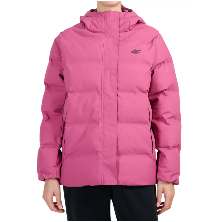 Damen-Winterjacke 4F Down Jacket F0927 rosa Dark Pink