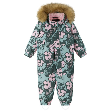 Kinder-Skianzug Reima Lappi rosa/grün Cool green