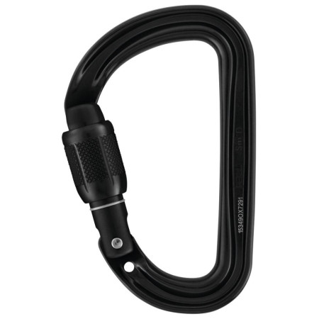 Karabiner Petzl Sm´D Screw Lock schwarz black