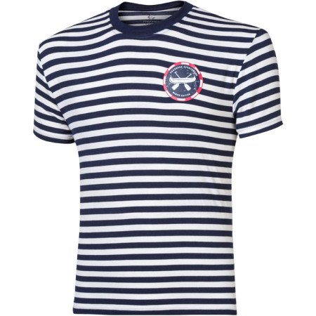 Herren-T-Shirt Progress Hron blau/weiß