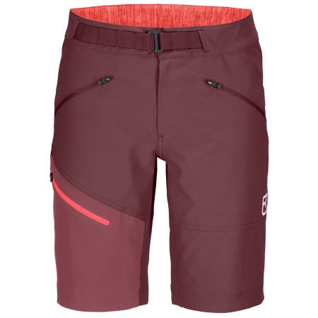 Damenshorts Ortovox W's Brenta Shorts rot Winetasting
