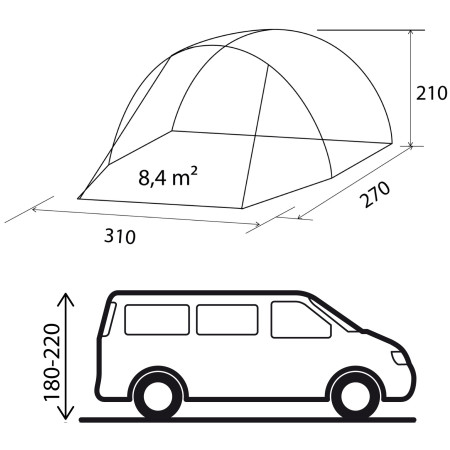 Vorzelt Brunner Entrada