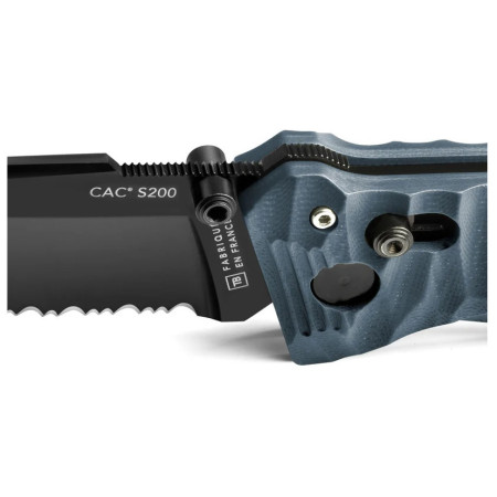 Klappmesser TB OUTDOOR Cac S200 French Army Knife Textured G10 Serrated
