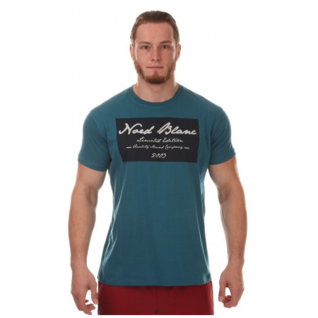 Herren-T-Shirt Nordblanc Unique blau Bak