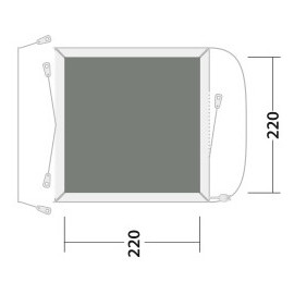 Zeltteppich Outwell Cozy Carpet Daytona Air / Pine Hills