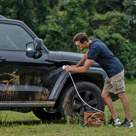 Campingdusche Flextail MAX Shower + case