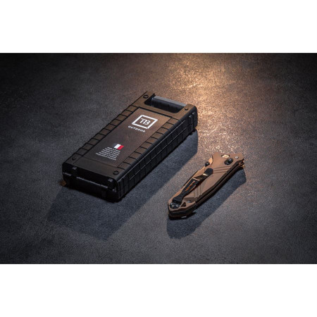 Messer TB OUTDOOR Monobloc Knife Impact 127 Black Pvd G10