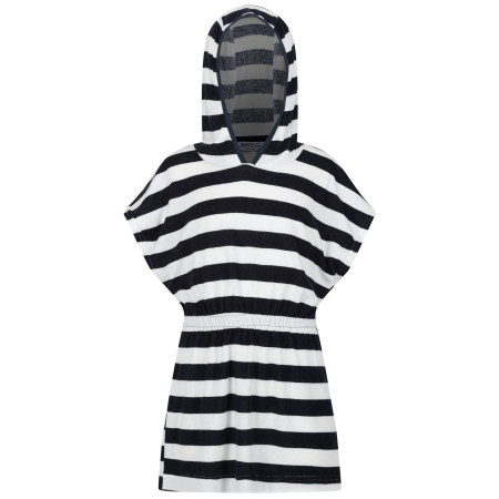 Kinderkleid Regatta Bernessa weiß/blau Navy Stripe