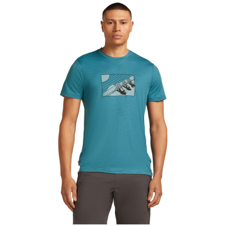 Herren T-Shirt Icebreaker Men Merino 150 Tech Lite SS Tee In The Wild
